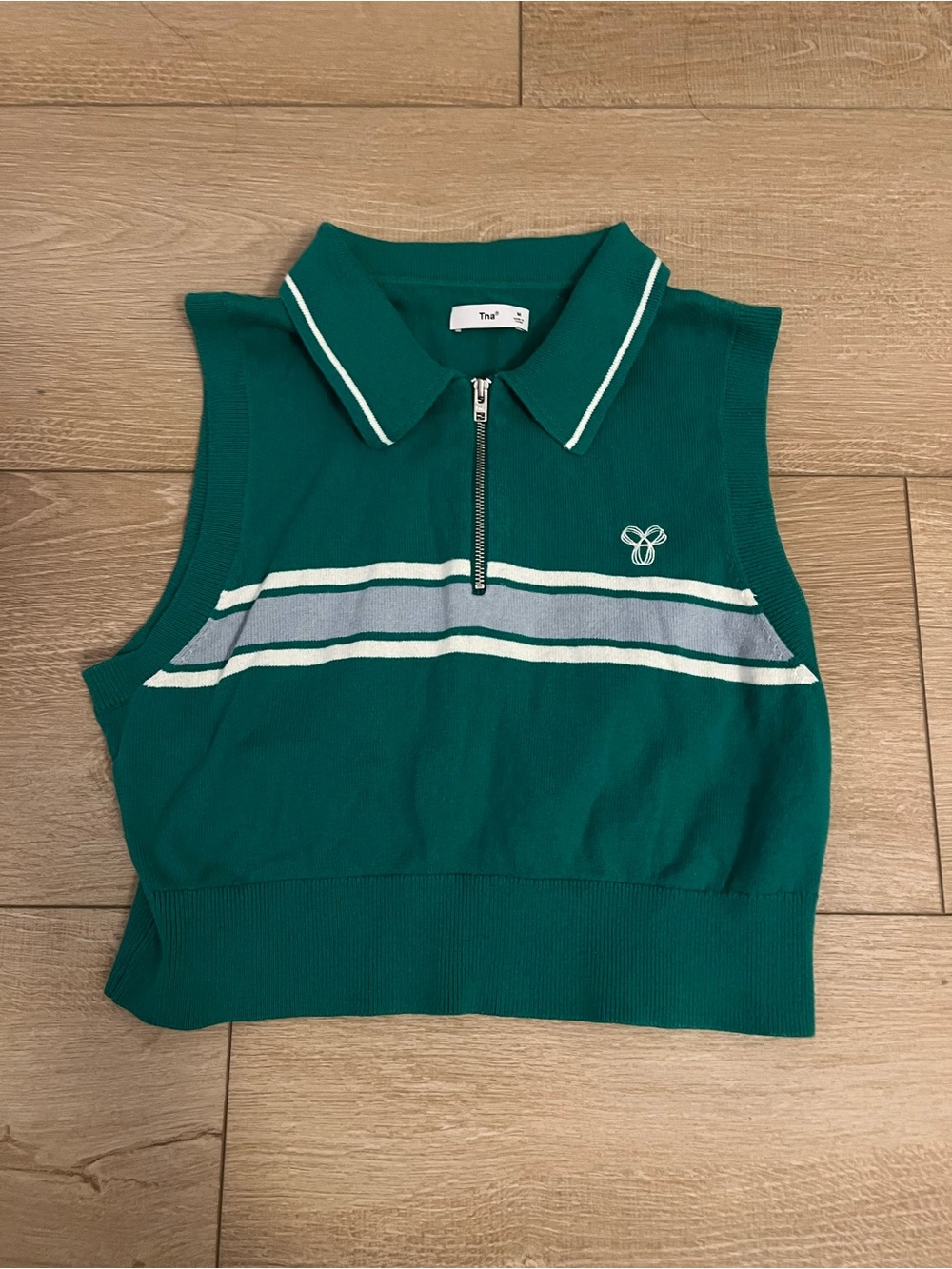 Aritzia Tna Green Bayport Sweater Vest size M